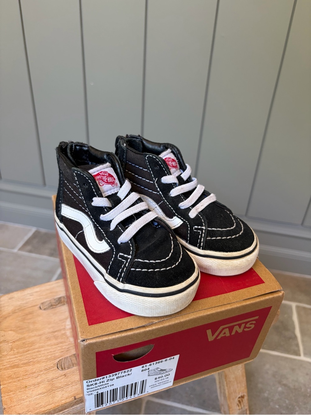 Toddler High Top Vans